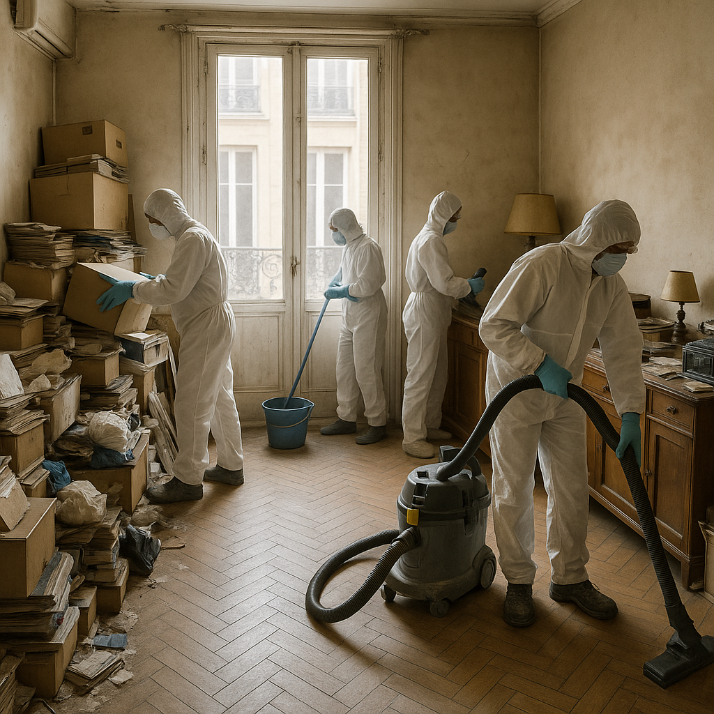 Nettoyage de logements insalubres et syndrome de Diogène